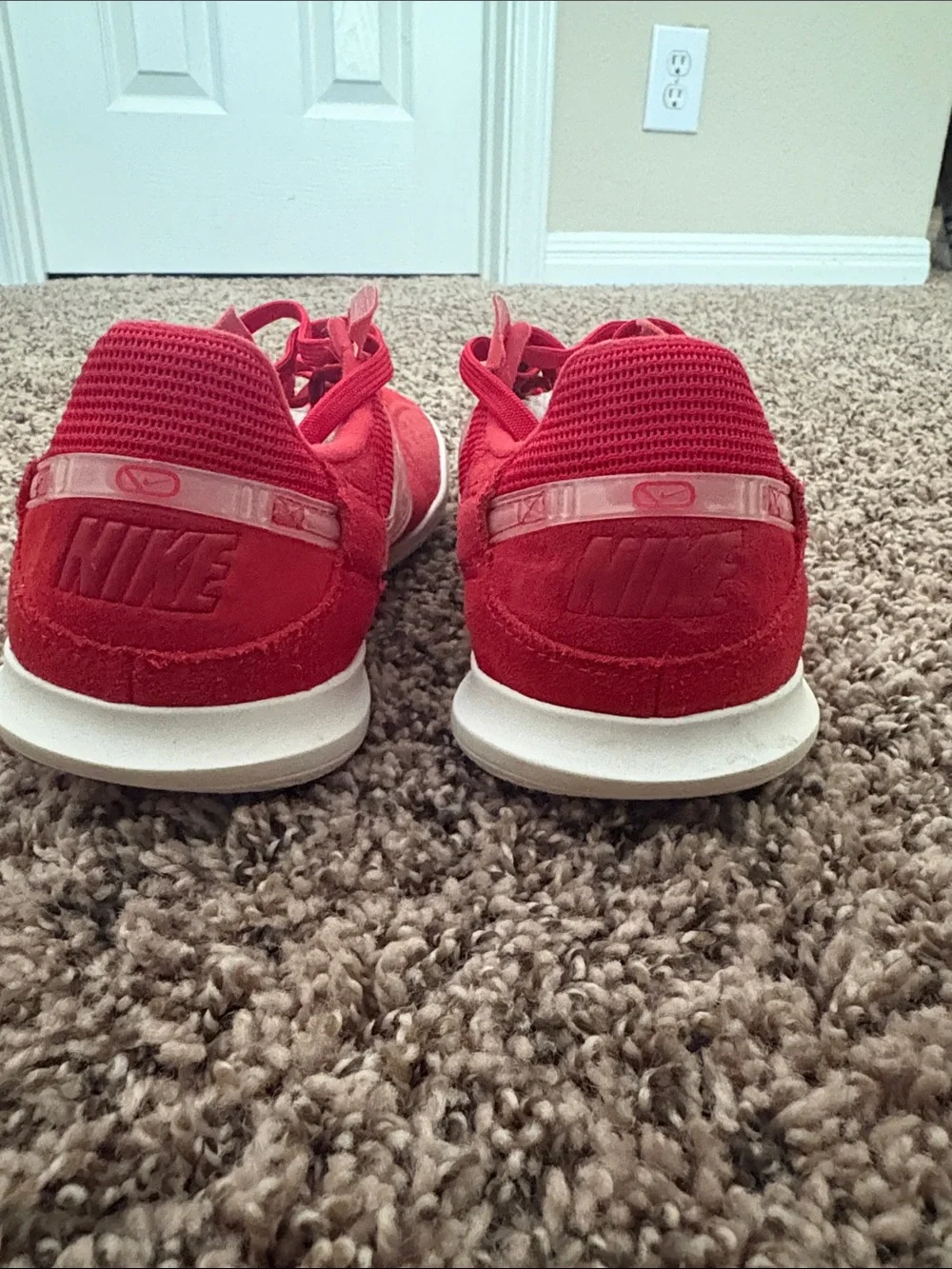 Nike Streetgato Kids Indoor Soccer Shoes University Red Sail